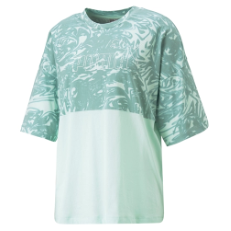 PUMA POWER Colorblock Summer Tee Minty B